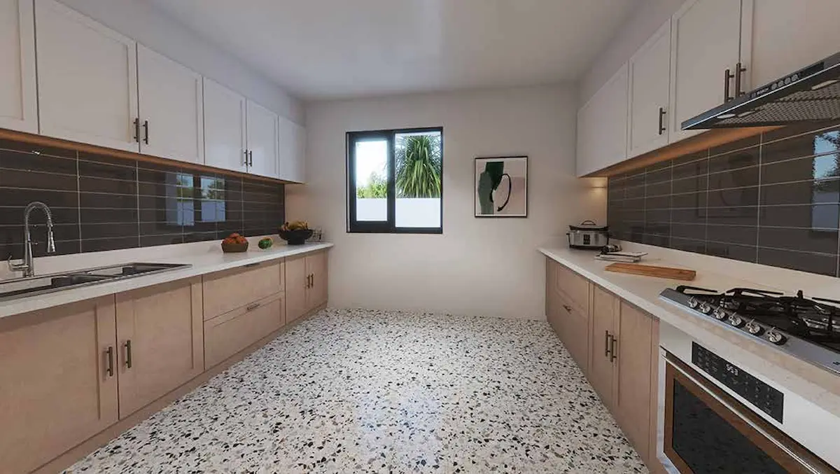 Fitted kitchen